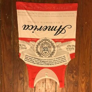 Budweiser branded muscle tank top unisex size s
